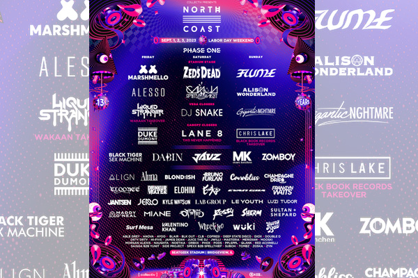 North Coast Music Festival reveals star-studded Phase One lineup for ...