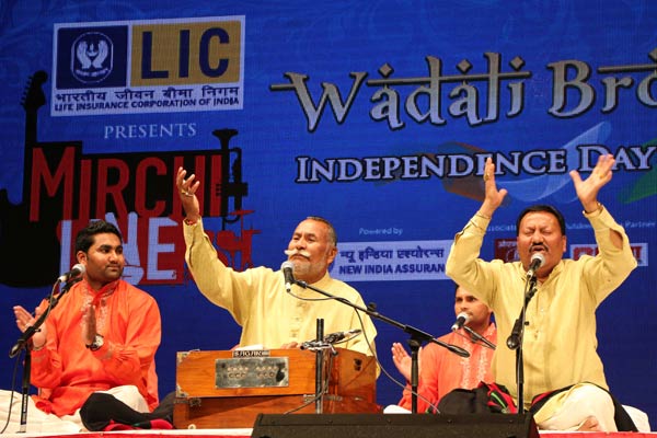 Wadali brothers performing for the Independence Day