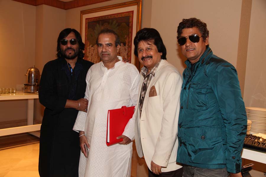 Roop Kumar Rathod, Suresh Wadkar, Pankaj Udas & Aadesh Srivastava at the Grand Jury Meet of 7th Mirchi Music Awards