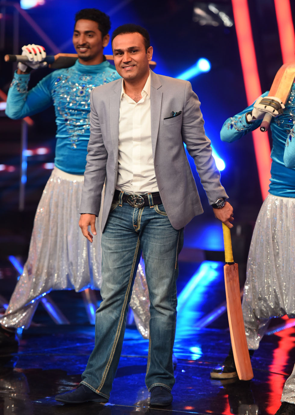  Virendra Sehwag on the sets of Indian Idol Junior