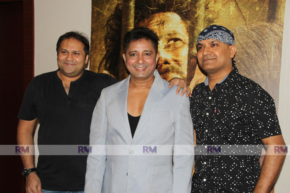 Sukhwinder with the duo composers Shail-Pritesh