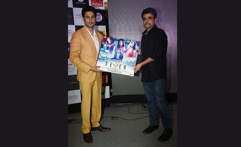  Rajeev Khandelwal and Director Rajeev Jhaveri at the music launch of FEVER