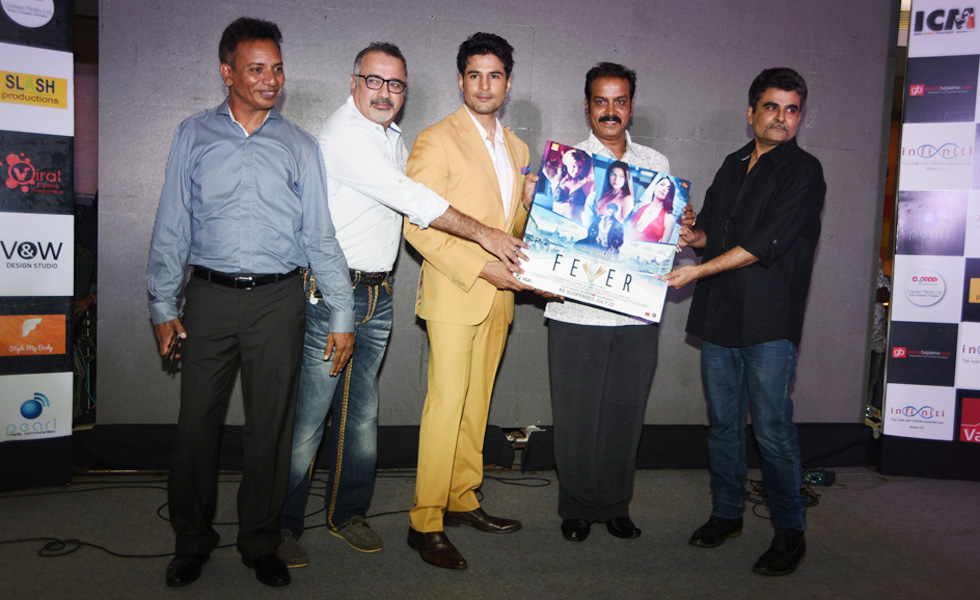  Ravi Agarwal, Ajay Chabaria, Rajeev Khandelwal, Rajath Manjunath and Director Rajeev Jhaveri at the music launch of Fever 