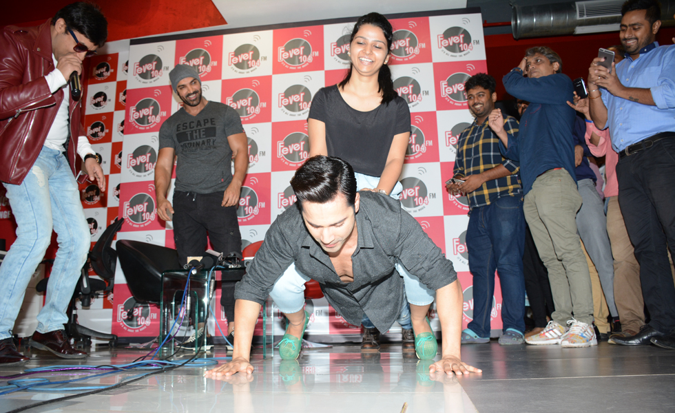 RJ Anurag Pandey ,John Abraham and Varun Dhawan