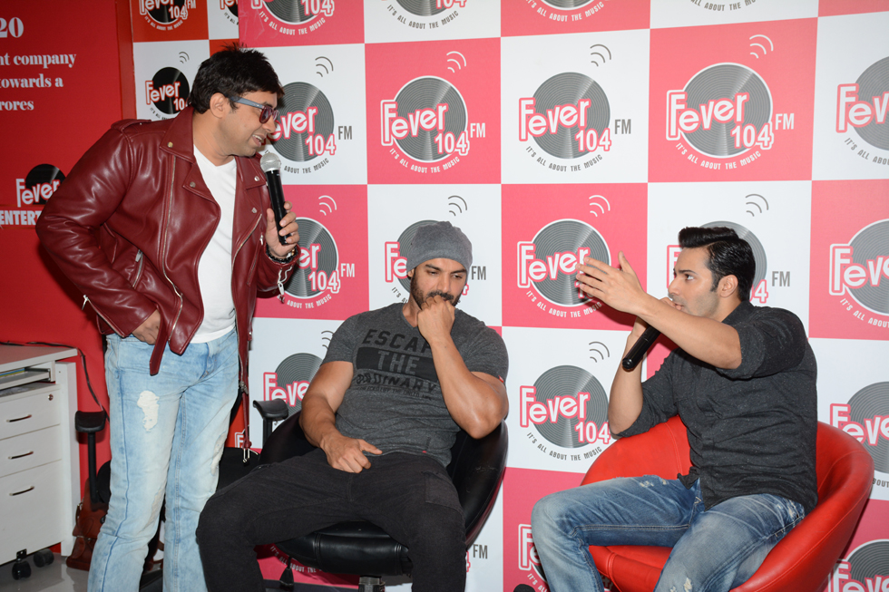 RJ Anurag Pandey ,John Abraham and Varun Dhawan