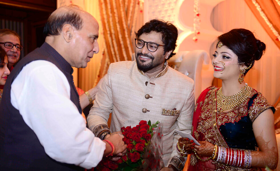 Babul Supriyo, Rachna Sharma and Rajnath Singh