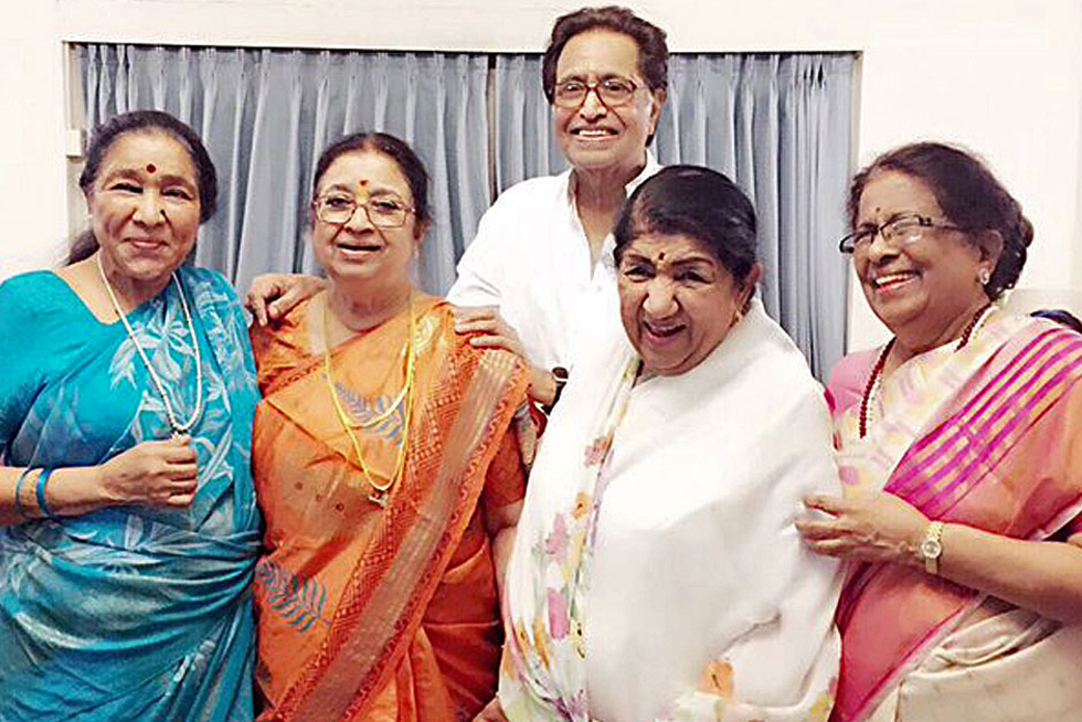 Asha Bhosle and her siblings