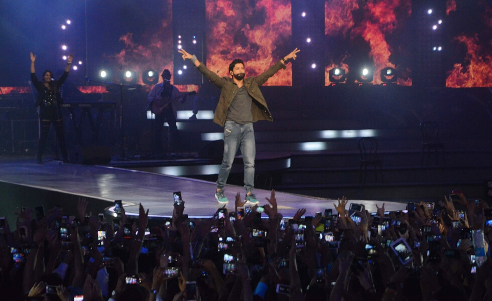 Rock On 2 live concert, Mumbai                                  (Photo Credit : IANS)