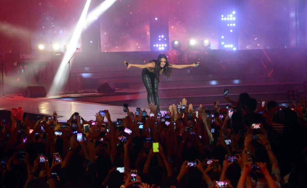 Rock On 2 live concert, Mumbai                                  (Photo Credit : IANS)