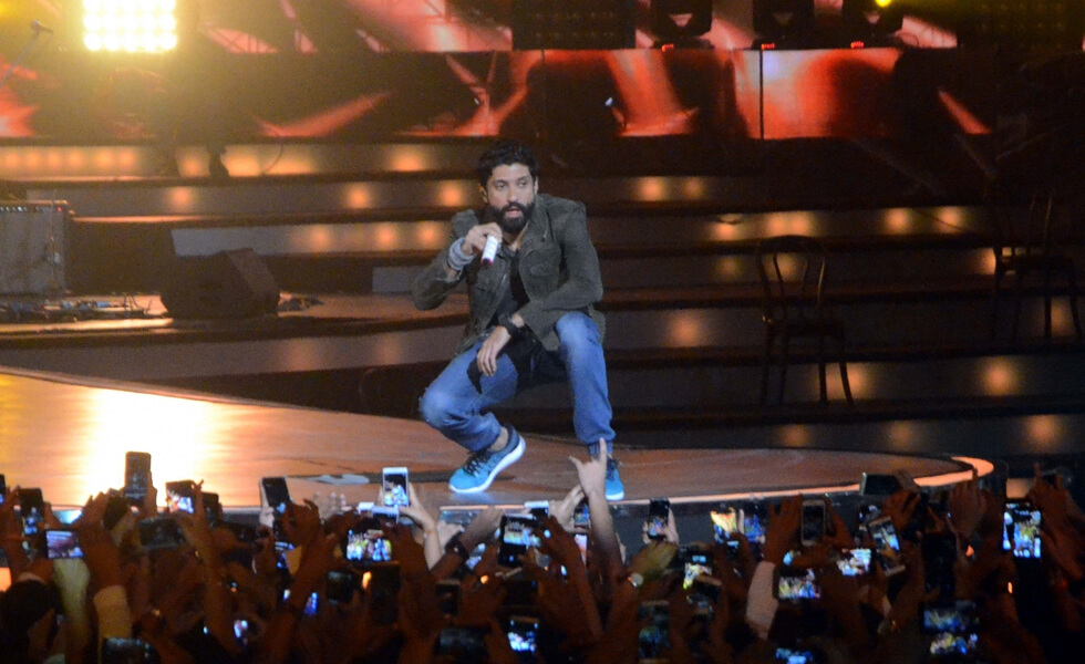 Rock On 2 live concert, Mumbai                                  (Photo Credit : IANS)