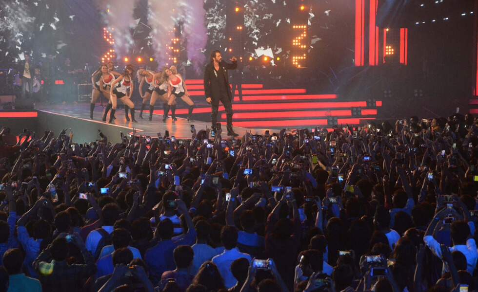 Rock On 2 live concert, Mumbai                                  (Photo Credit : IANS)