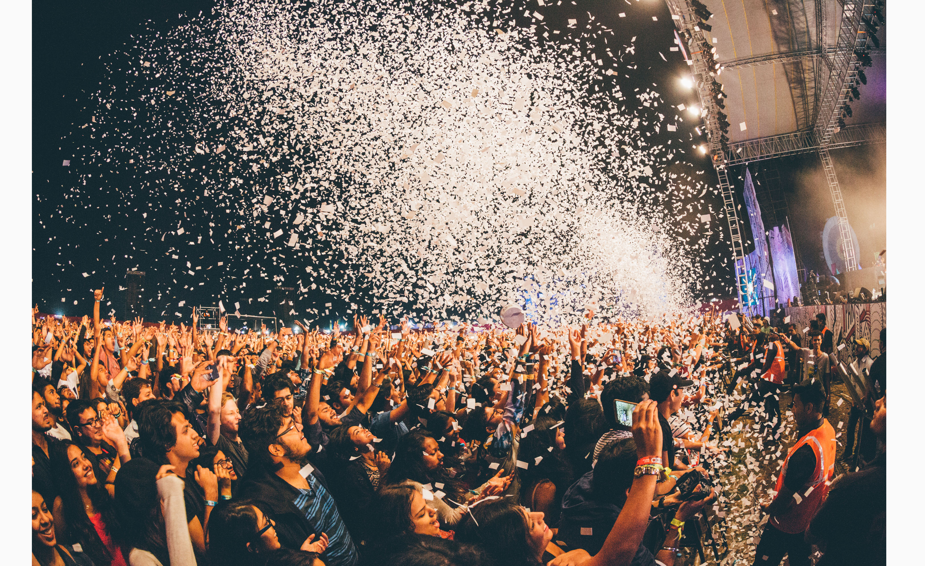  Fans on Day One of the Pune edition of BACARDI NH7 Weekender. Photo Credit - Himanshu Rohilla