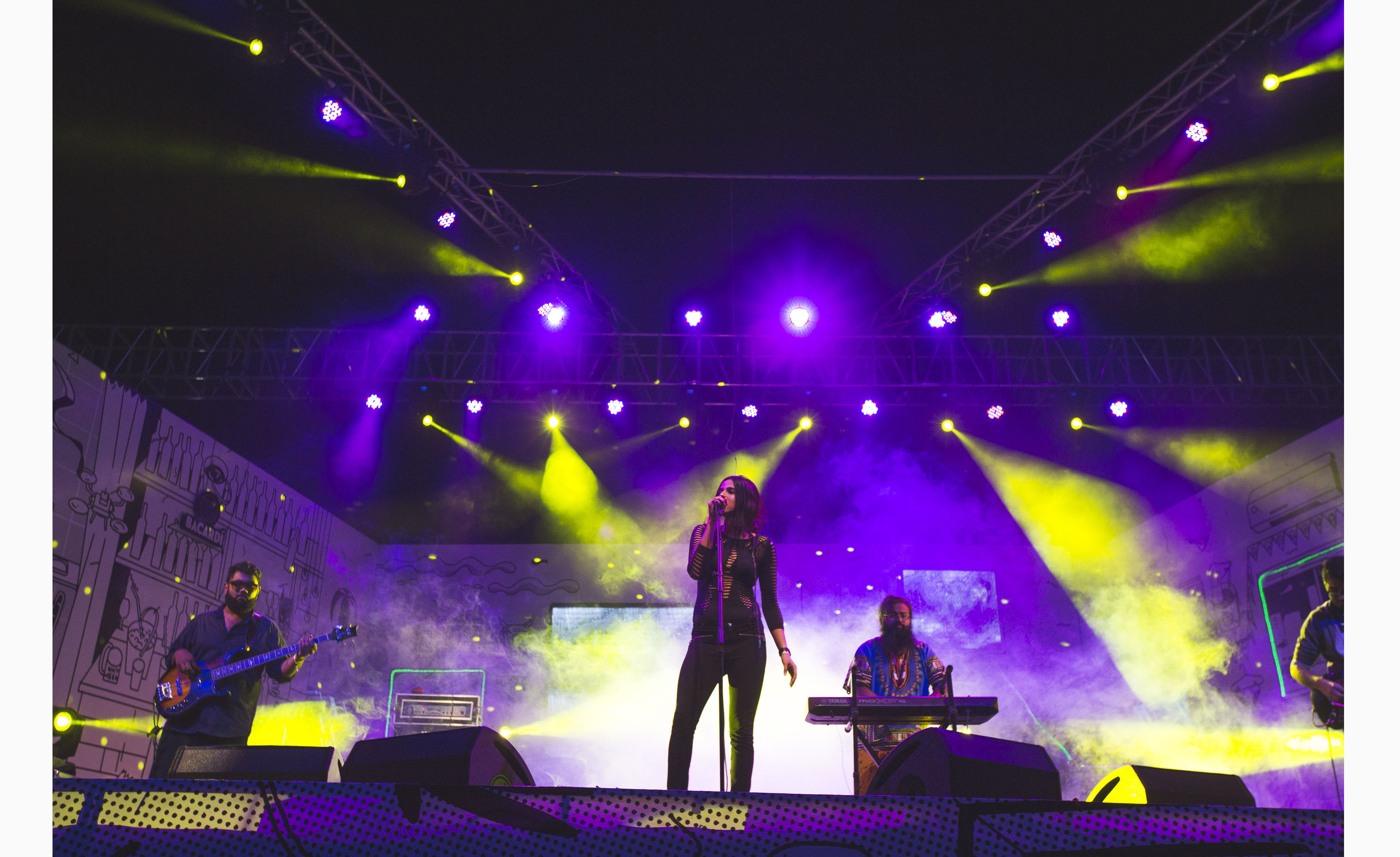  Kanchan Daniel & The Beards performing on Day One of the Pune edition of BACARDI NH7 Weekender. Photo Credit - Parizad D