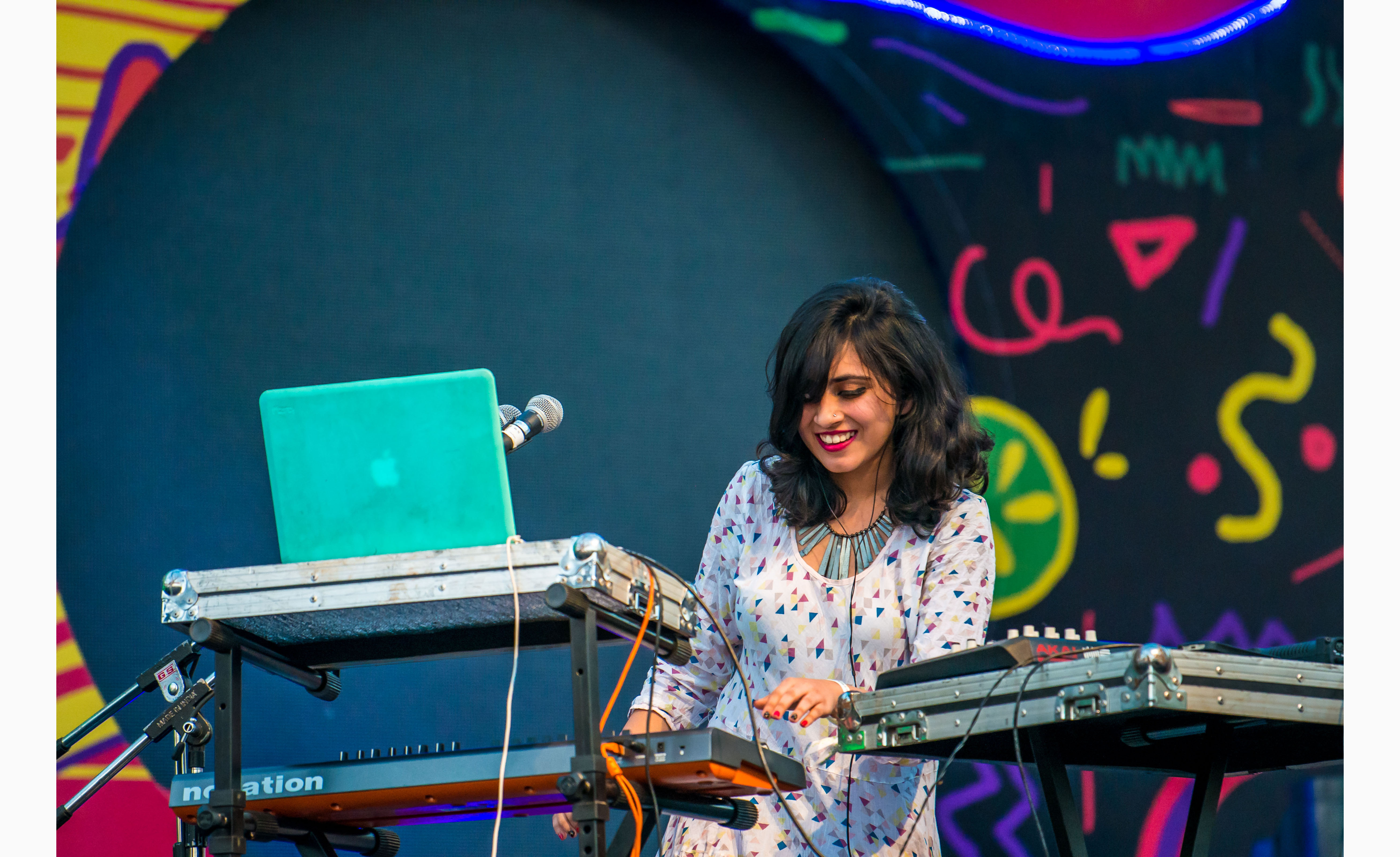  Komorebi performing on Day One of the Pune edition of BACARDI NH7 Weekender. Photo Credit - Clique Photography