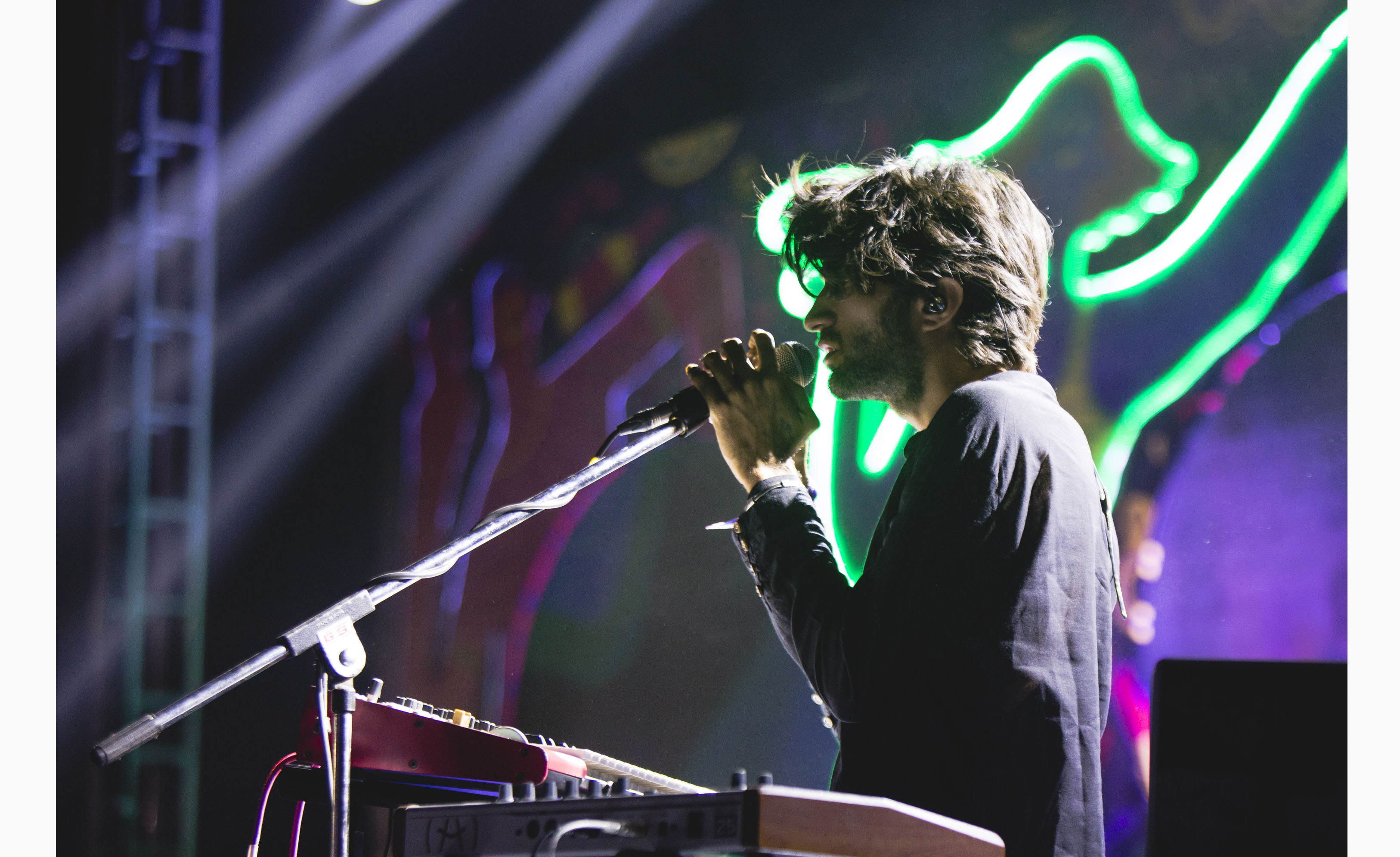 Nicholson performing on Day One of the Pune edition of BACARDI NH7 Weekender. Photo Credit - Parizad D