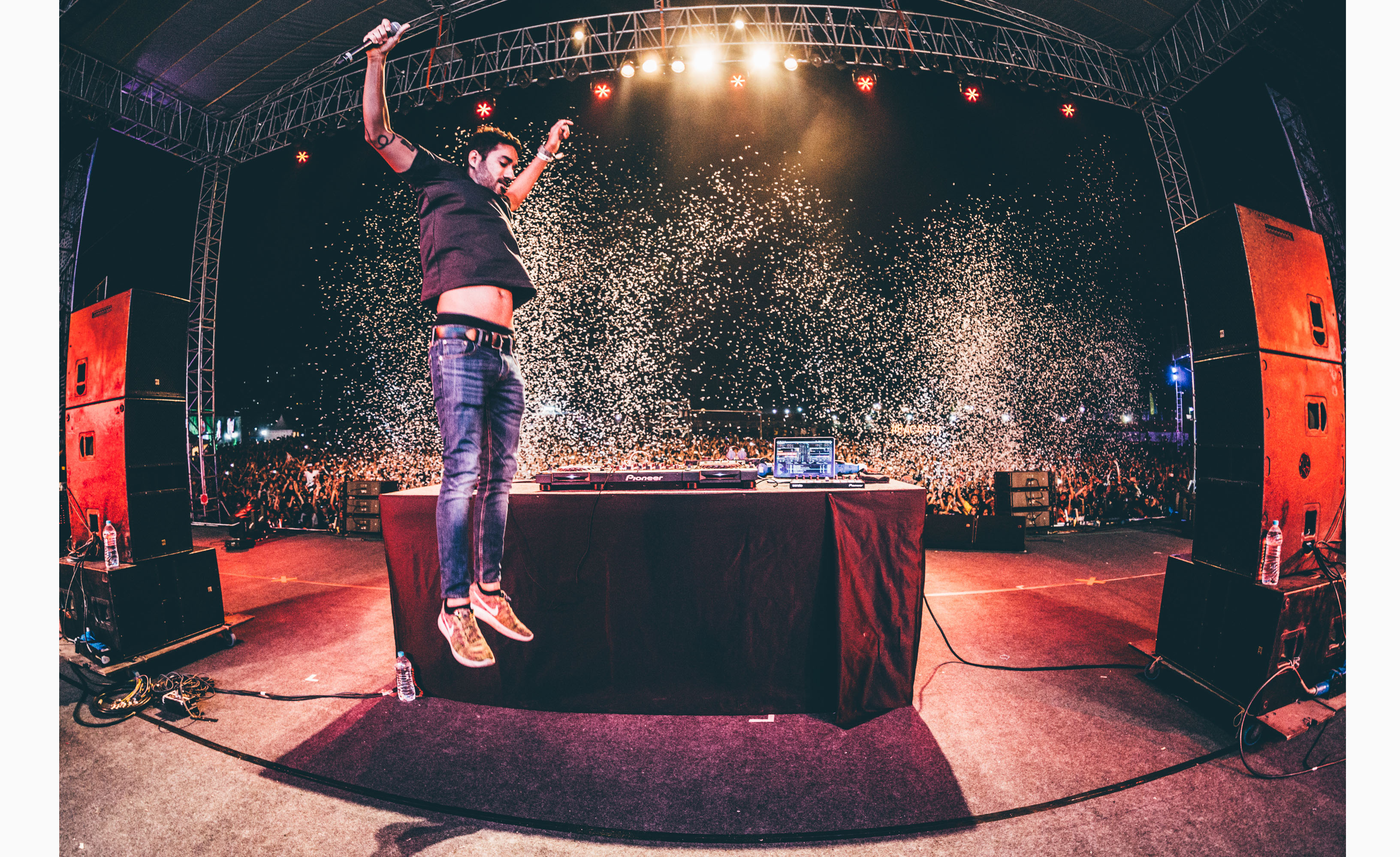 Nucleya performing on Day One of the Pune edition of BACARDI NH7 Weekender Photo Credit - Himanshu Rohilla