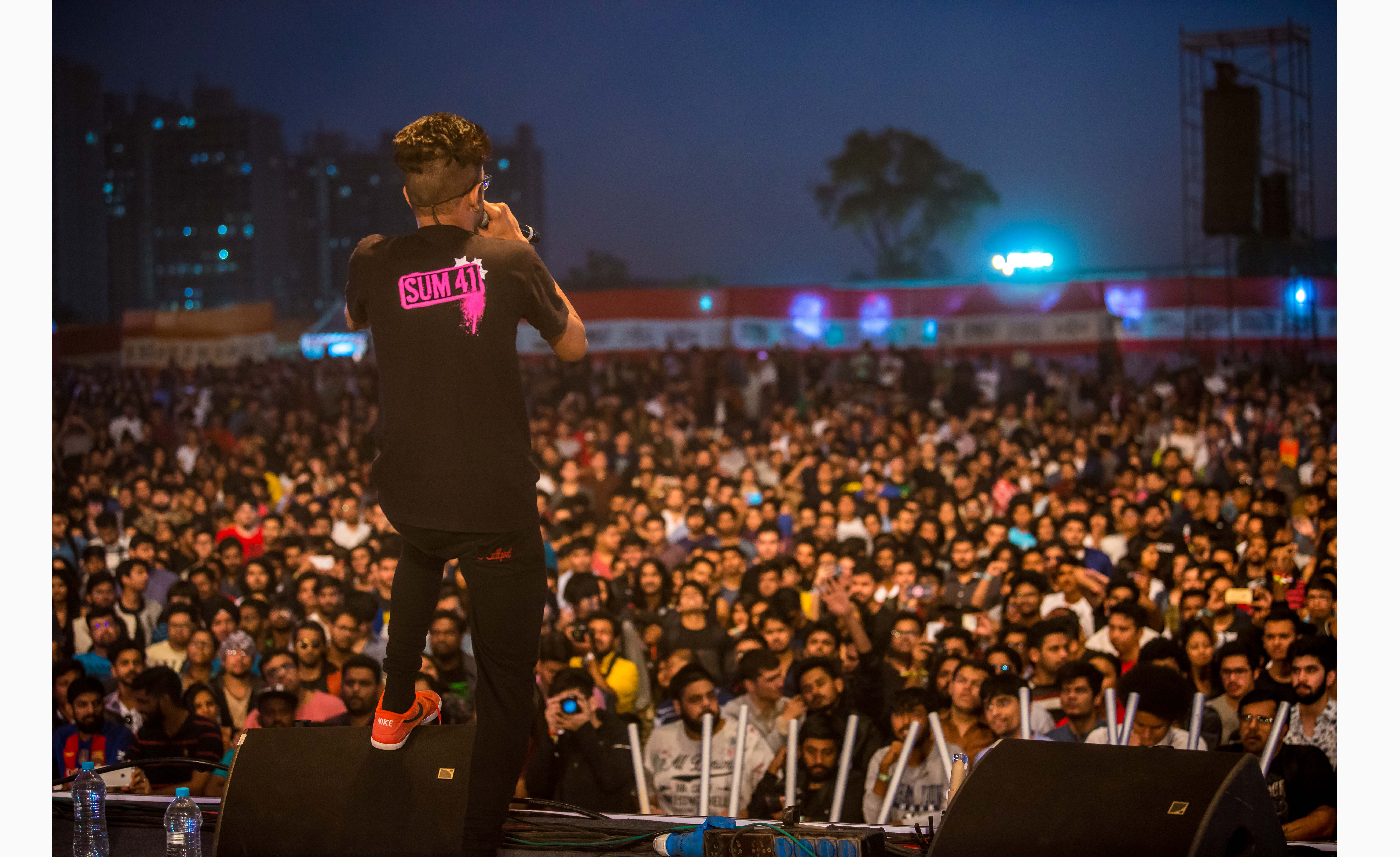  Underground Authority performing on Day One of the Pune edition of BACARDI NH7 Weekender Photo Credit - Clique Photography