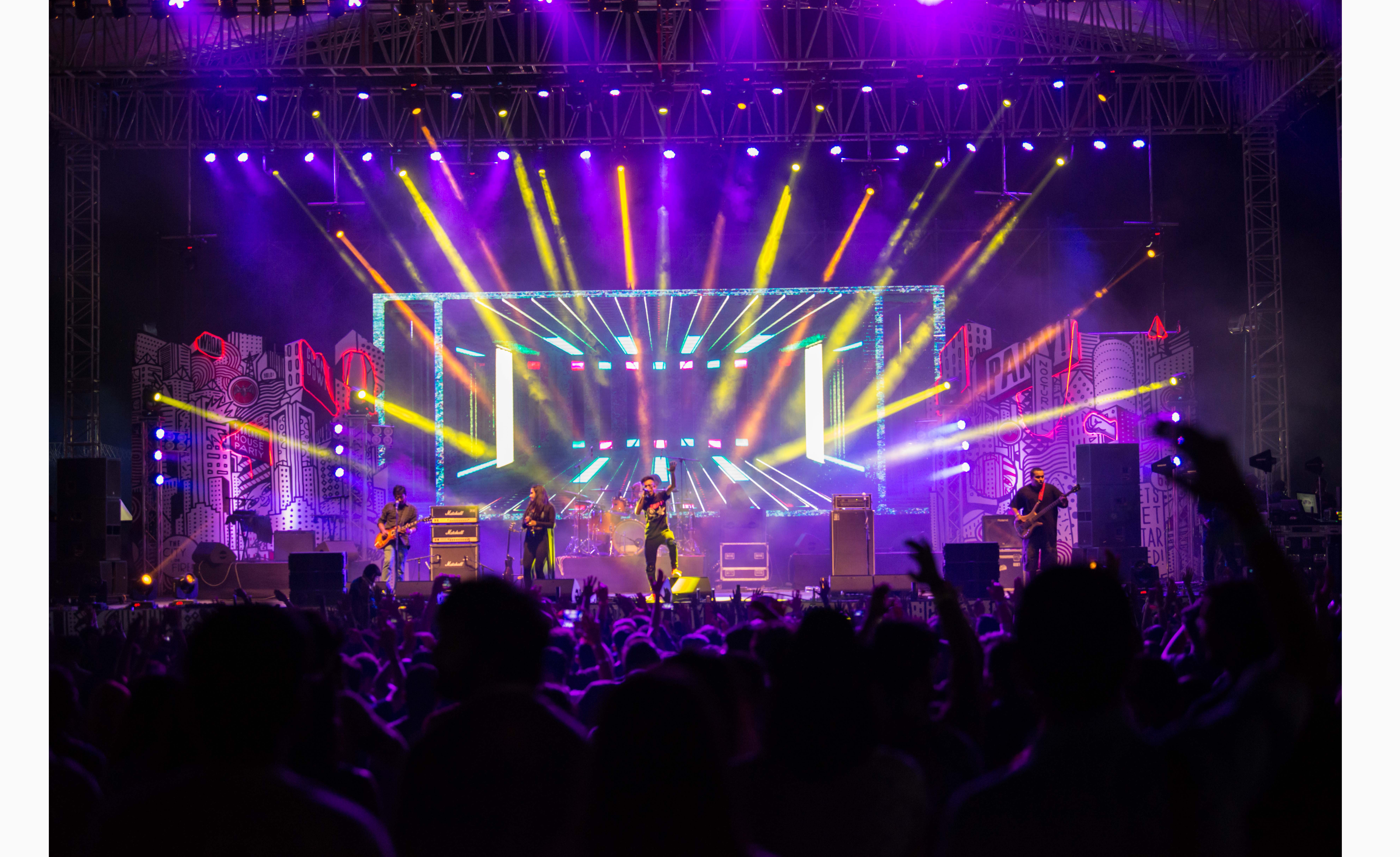  Underground Authority performing on Day One of the Pune edition of BACARDI NH7 Weekender. Photo Credit - Clique Photography