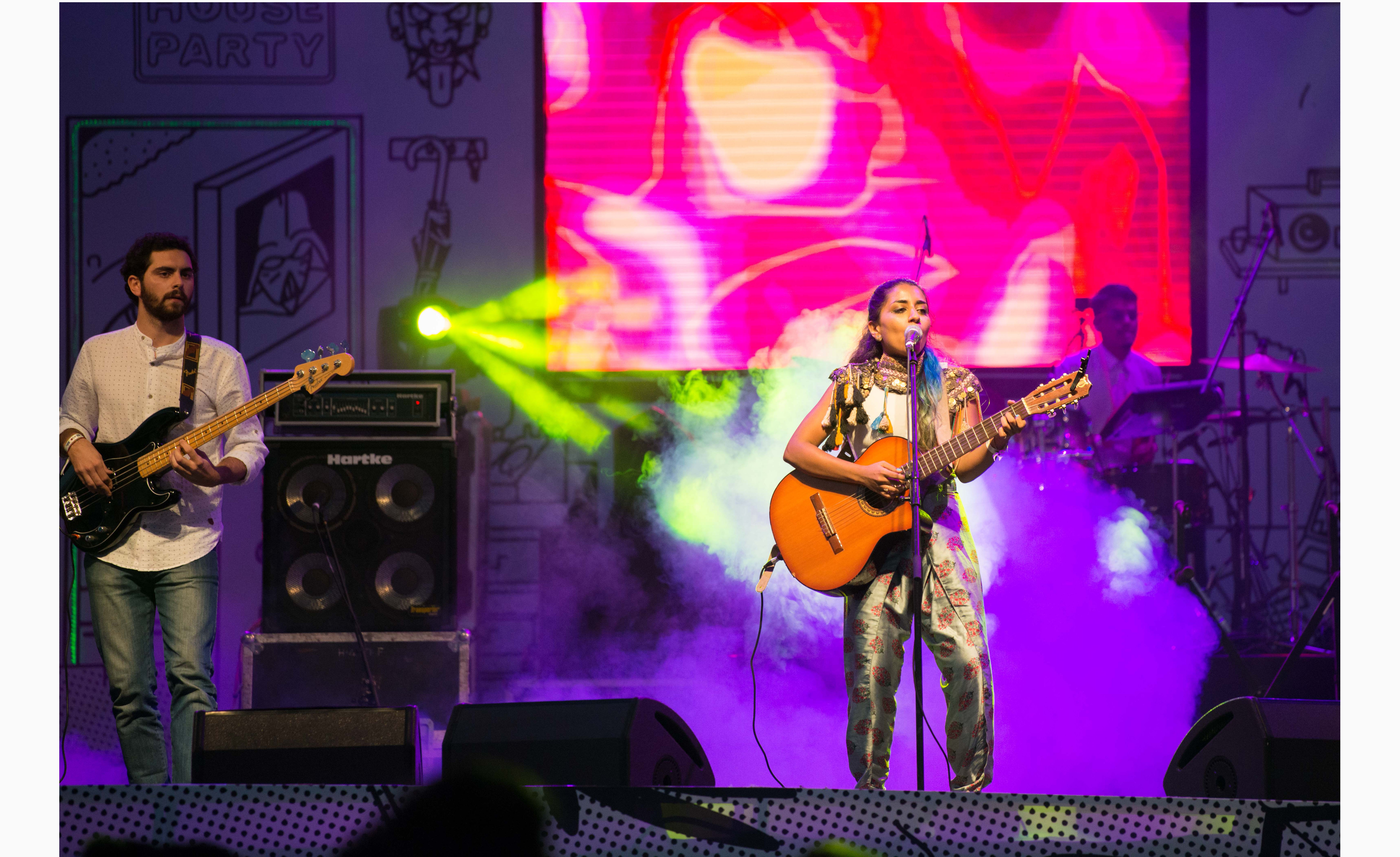 Zoya performing on Day One of the Pune edition of BACARDI NH7 Weekender. Photo Credit - Clique Photography