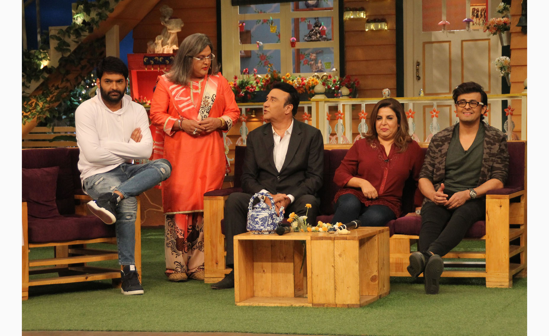 Anu Malik, Ali Asgar, Sonu Nigam, Anu Malik, Farah Khan, Kapil Sharma