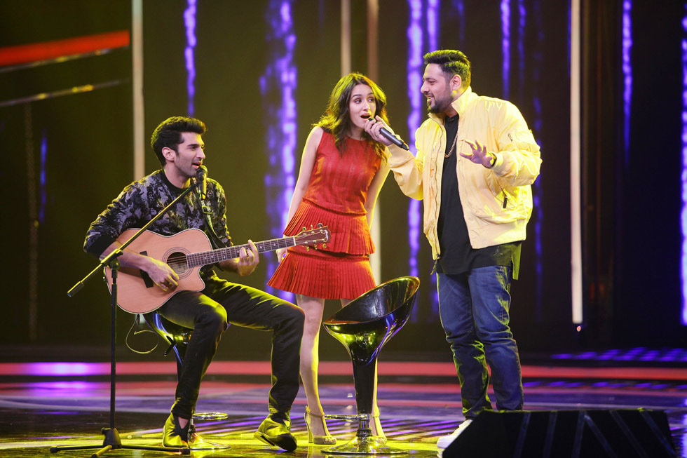 Aditya Roy Kapoor ,Shraddha Kapoor and Badshah