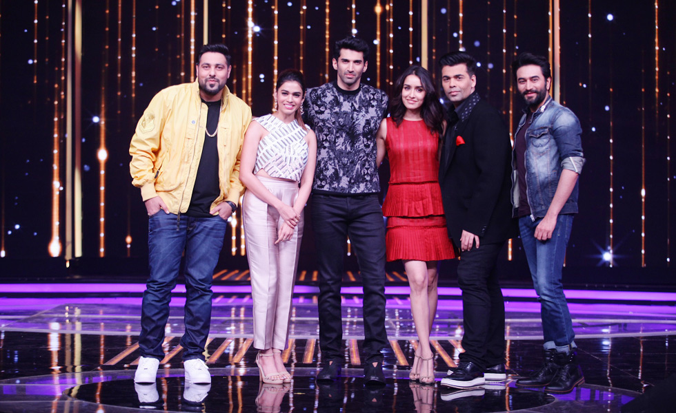  Badshah,Shalmali Kholgade,Aditya Roy Kapoor,Shraddha Kapoor,Karan Johar and Shekhar Ravjiani