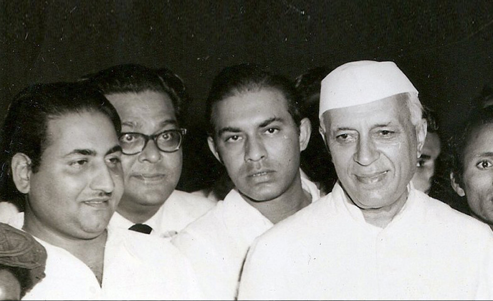 Radi with Jawaharlal Nehru