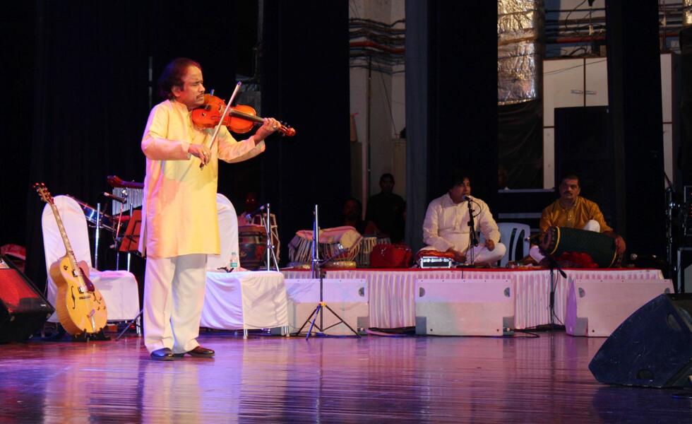 Violinist Dr. L. Subramaniam