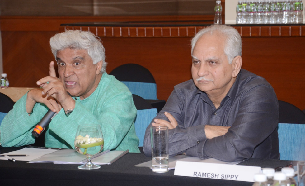 Javed Akhtar and Ramesh  Sippy
