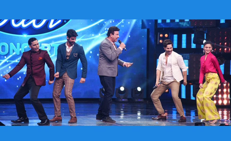 Varun Dhawan and Alia Bhatt on 'Indian Idol 9'