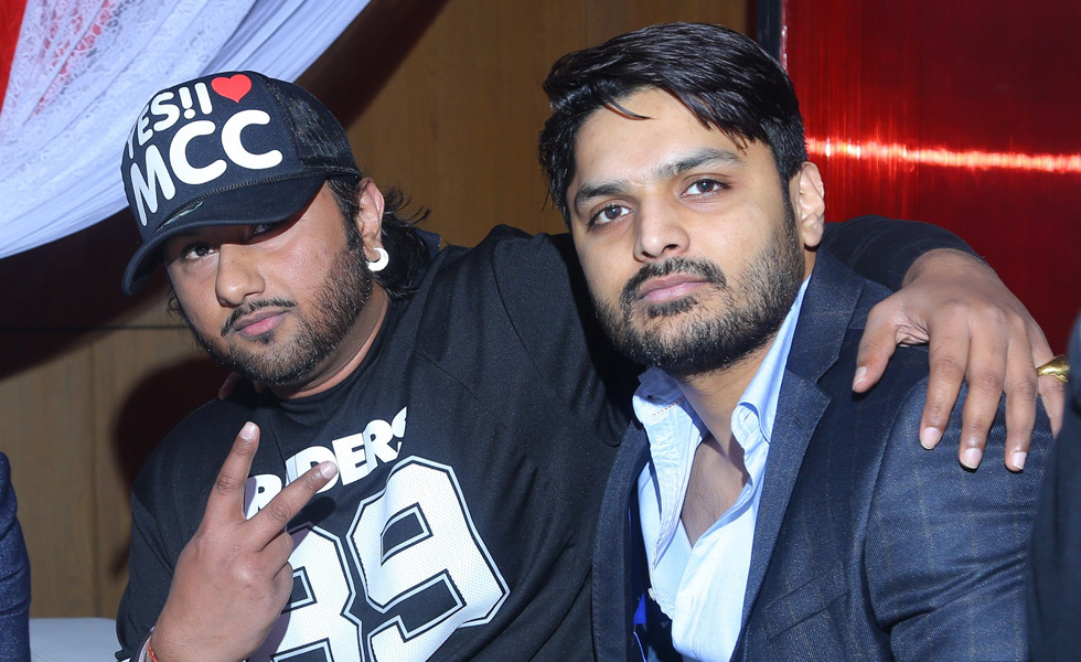 Yo Yo Honey Singh with Imtiaz Khatri, Founder, VVIP Universal Entertainment