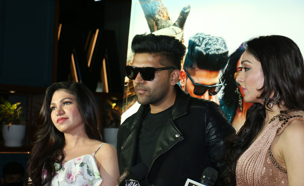 Khushali Kumar,Guru Randhawa and Tulsi Kumar