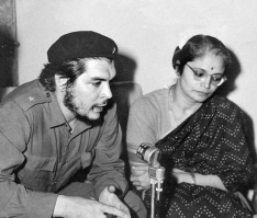 Che Guevara with KP Bhanumathy (Photo credit: Twitter) 