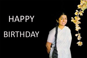 Happy Birthday Lata Mangeshkar