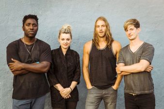 From left Kele Okereke, Louise Bartle, Justin Harris, Russell Lissack 