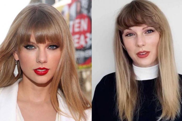 Taylor Swift Long Straight Cut with Bangs  Taylor Swift Long Hairstyles  Looks  StyleBistro